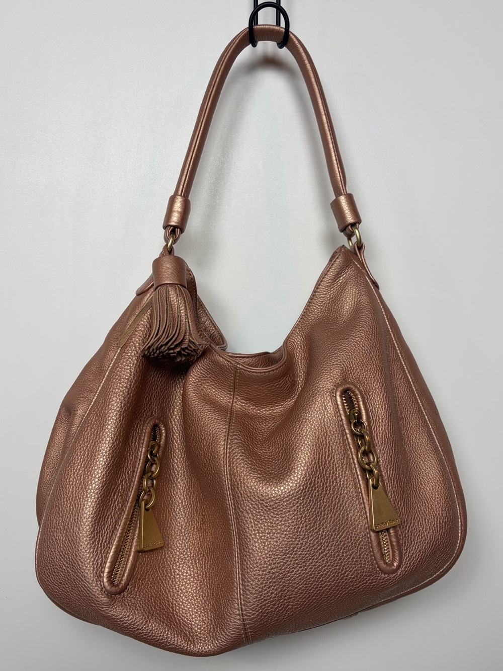 See By Chloe Rose Gold Leather Slouchy Hobo Bag